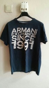 *ARMANI koszulka t-shirt męski L