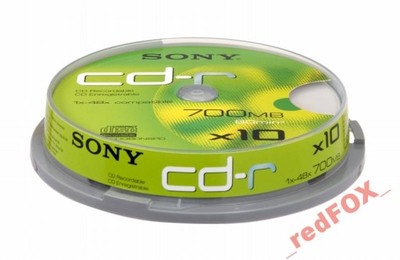 PŁYTY CD-R SONY x48 700MB (Cake 10)