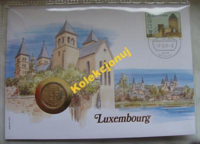 Koperta numizmatyczna LUKSEMBURG