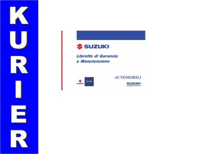 Suzuki Oryginalna Włoska Książka Serwisowa