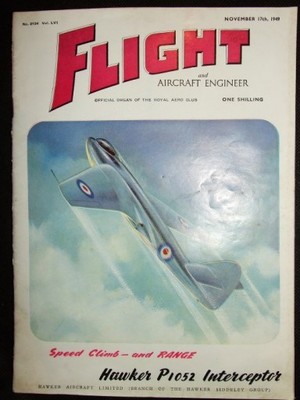 FLIGHT 1949 samoloty RAF lotnictwo Nov17