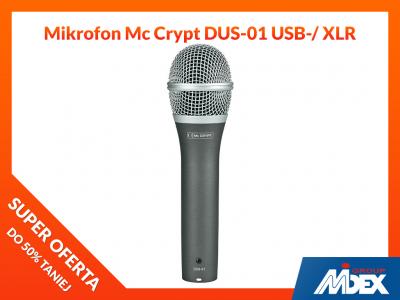 Mikrofon Mc Crypt DUS-01 USB-/ XLR !OKAZJA! - 5702225177 - oficjalne  archiwum Allegro