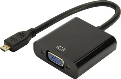 DIGITUS Konwerter Adapter micro HDMI - VGA + Audio