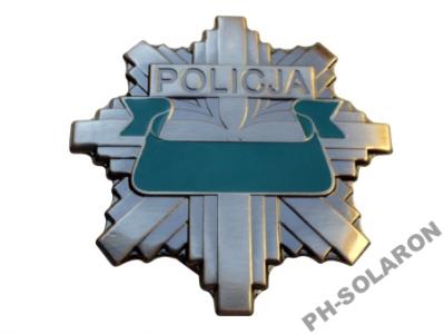 NAJNOWSZA Policyjna ODZNAKA BLACHA POLICJI + ETUI - 2368166746 - oficjalne  archiwum Allegro