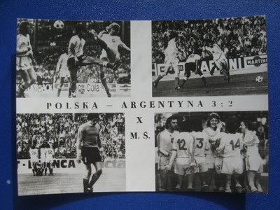 Piłka POLSKA-ARGENTYNA 3 : 2 Szarmach, Lato 1974
