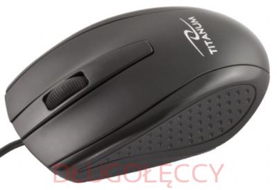 Mysz optyczna TM-110K czarna 3D USB MARLIN