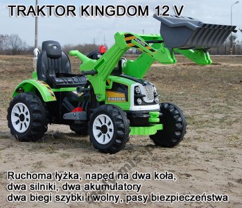 Mocny traktor 12 V z podnoszoną łyżką NOWOŚĆ!!!
