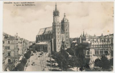 Kraków - Rynek i kościół. (1031)