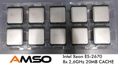 Intel Xeon E5-2670 8x2,6GHz 20MB CACHE SR0H8 - FV