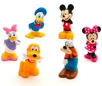 Figurki do kąpieli Minnie Miki Daisy Goofy DISNEY