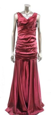 Suknia wieczorowa Calvin Klein burgund S/M 36/38
