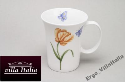 VILLA ITALIA Kubek porcelanowy duży 350 ml Tulipan - 3694566717 - oficjalne  archiwum Allegro