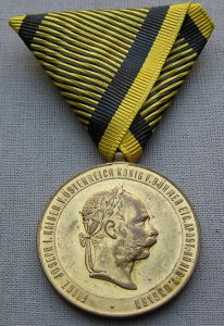 Austro-Węgry Franz Josef I medal 2 December 1873