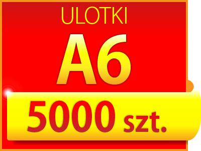 A6 5000 szt - ULOTKI - TANIA ULOTKA - SZYBKI DRUK