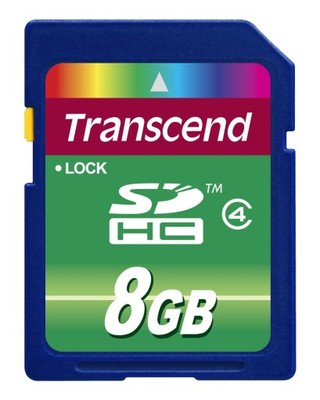 TRANSCEND SDHC 8GB Class4