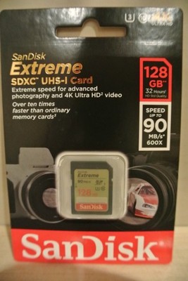 Karta pamięci SanDisk 128GB SDXC Extreme Class10