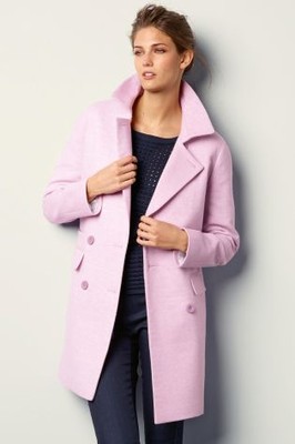 NEXT TALL PINK SOFT OVERSIZE DOUBLE COAT 44/16