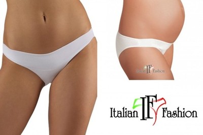 Italian Fashion Lux mini figi ciążowe XL/42 białe