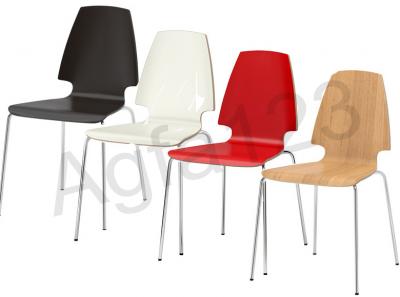 IKEA VILMAR Krzesło, chrom 5 kolorów WYS 24H - 3719630561 - oficjalne  archiwum Allegro