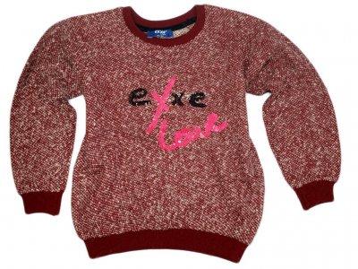 Bluza Sweterek dla Dzieci BAWEŁNA 122-128cm RED