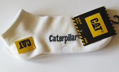 3szt Caterpillar CAT skarpety stopki 39-42 białe