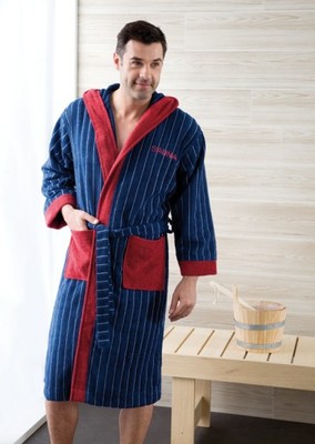 Bawełniany szlafrok do sauny, unisex, rozm. XL