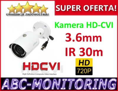 Kamera DH-HAC-HFW1100SP-0360B HD 3,6mm IR30m DAHUA