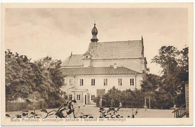 Biała Podlaska Kościół św. Antoniego , Gimnazjum
