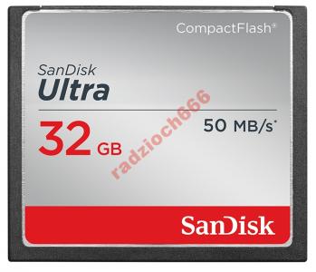 Sandisk CF 32GB 333x Ultra 50MB/s Wa-Wa FVAT