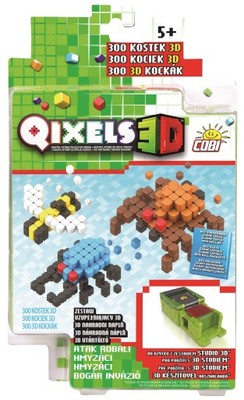 QIXELS 3D pixele zestaw uzupełniający ROBALE