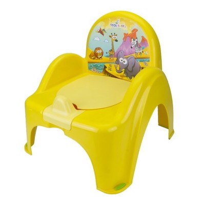 Nocnik, krzesełko / żółte safari / fotelik