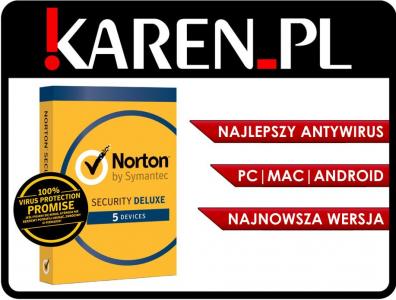 Antywirus Norton Security Deluxe 2016 5 PC/Mac/And