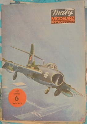 Mały Modelarz 6/1986 model samolot MiG-17 Lim-6