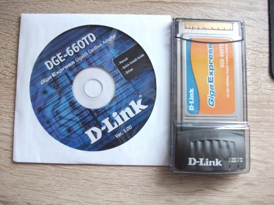 D-LINK DGE-660TD GIGABIT CARD BUS ADAPTER