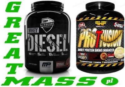 MUSCLE PHARM WHEY DIESEL 1814g + PHP PRO T FUSION