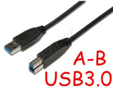 Kabel 3m USB3.0 AM-BM Assmann AK-112302 Łódź fv