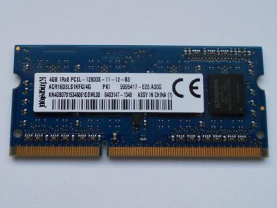 4GB Kingston PC3L-12899S-11-12-B3 1,35V gwarancja