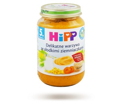 HIPP Danie BIO - warzywa ze słodkimi ziemniaczkami