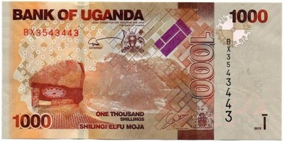 UGANDA  1000  Shillings  2015   UNC