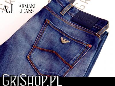 ARMANI JEANS spodnie męskie jeansowe SIZE 32/32 - 5979032262 - oficjalne  archiwum Allegro