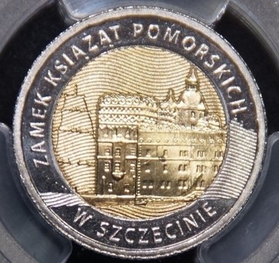 5 zł - Zamek Książąt Pomorskich 2016 - PCGS MS68