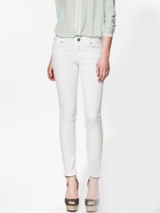 ZARA białe jeansy r.36 - 6472559726 - oficjalne archiwum Allegro