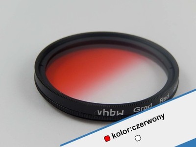 filtr połówkowy  czerwony 67mm do aparatu