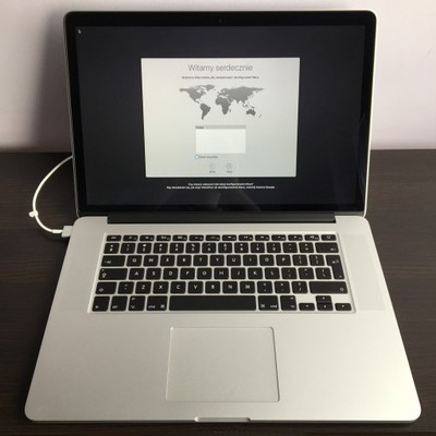 MacBook Pro Retina 15 i7 2,7GHz 16GB RAM 512GB SSD