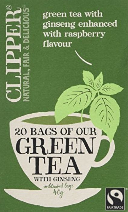 Clipper Fairtrade Green Tea with Ginseng 20 Teabag