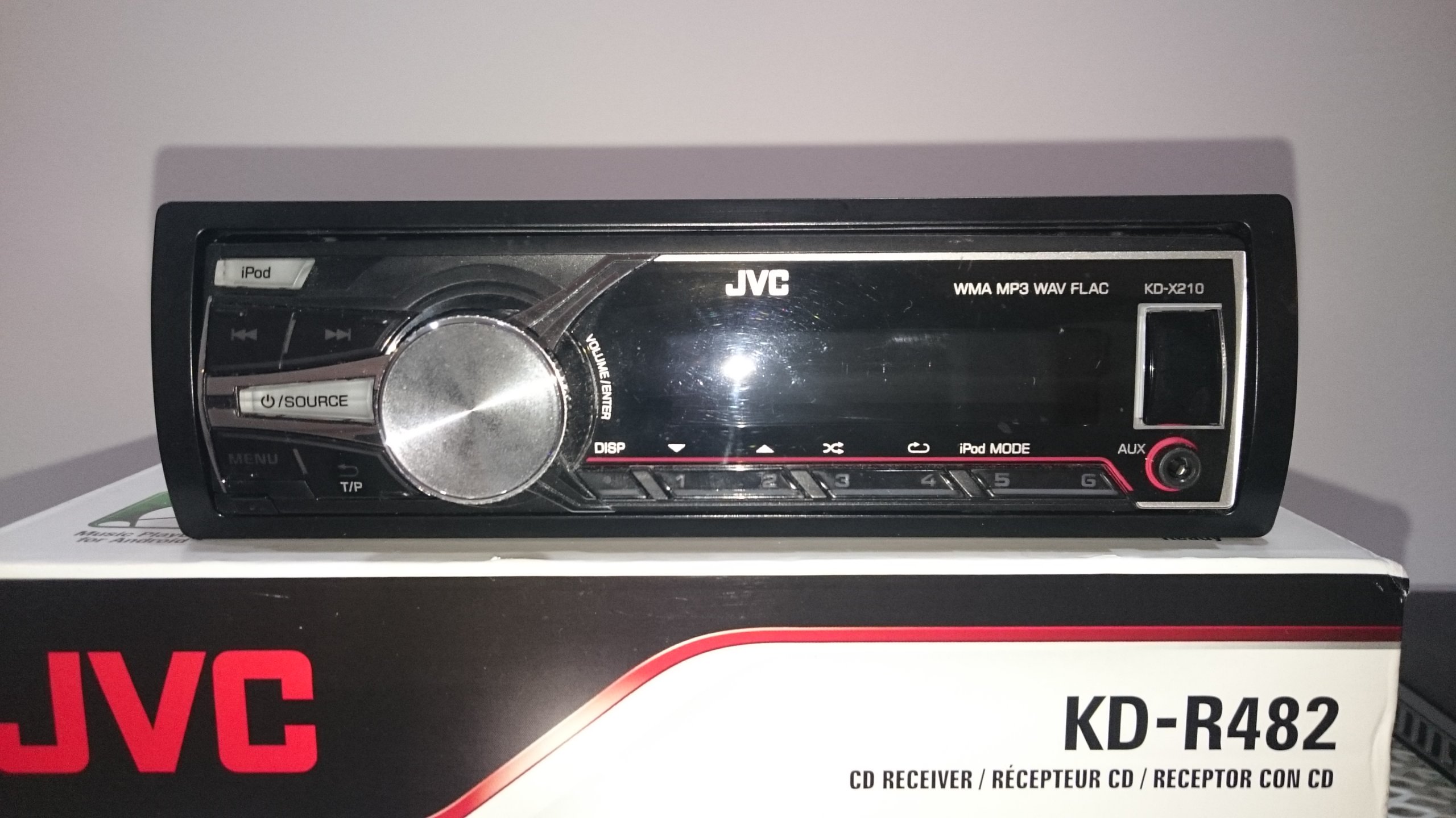 Radio JVC KD-X210 USB/AUX/iPod/MP3 - 7063900935 - oficjalne archiwum Allegro