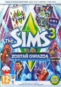 Sims 3  + Zostań Gwiazdą -  dwie gry -- PL -- NOWA