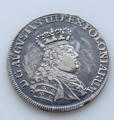 Ort koronny 1755 EC, mała głowa, rzadki
