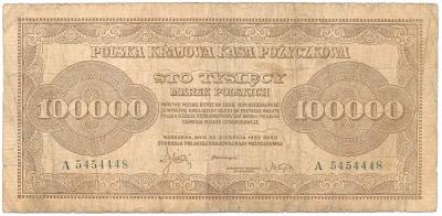 690. 100.000 mkp 1923 - A - st.5+
