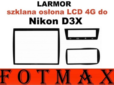 OSŁONA LCD SZKLANA GGS LARMOR 4G DO NIKON D3X Krak